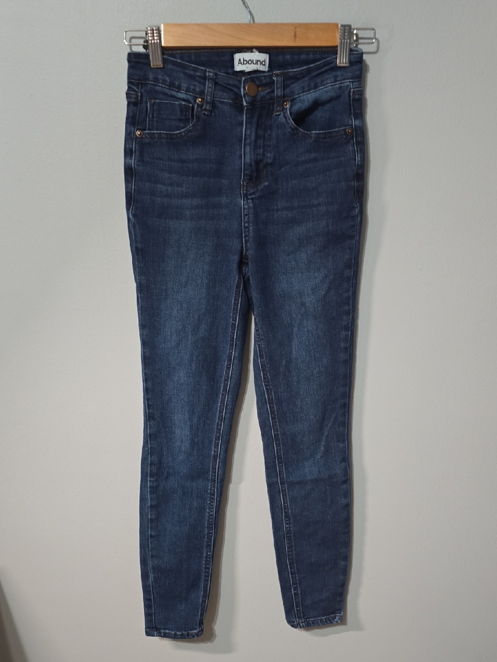 Abound Jeans Women's Size 00 Size 24 Dark Indigo Skinny Jeans